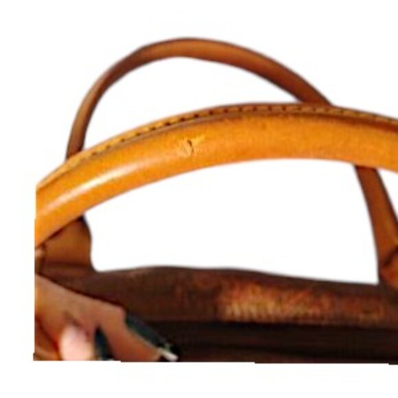 Etro Paisley Coated Canvas & Leather gorgeous satchel free shipping - Picture 11 of 12